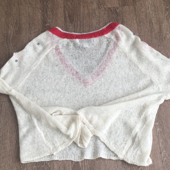 Wildfox Power Icons Quincy Sweater - in Vintage Lace - Picture 13 of 16